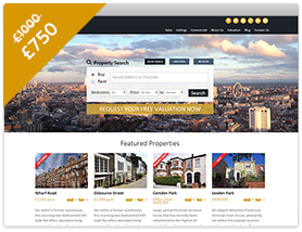 Cityscape Theme Estate Agent Website